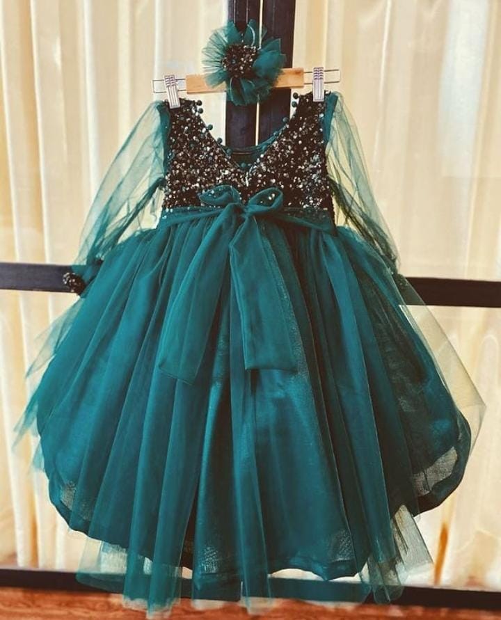 Barbie Birthday Doll Dress With Hair Pin