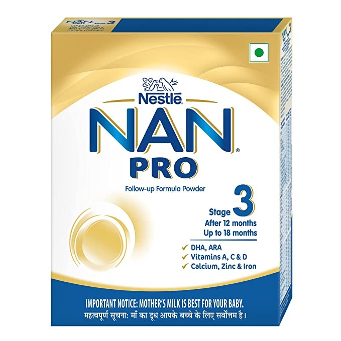 Nestlé NAN PRO 3 Follow-Up Formula Powder - After 12 months, Up to 18 months