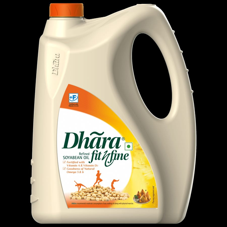 Dhara Fit And Fine Soyabeen Oil (5 LTR)