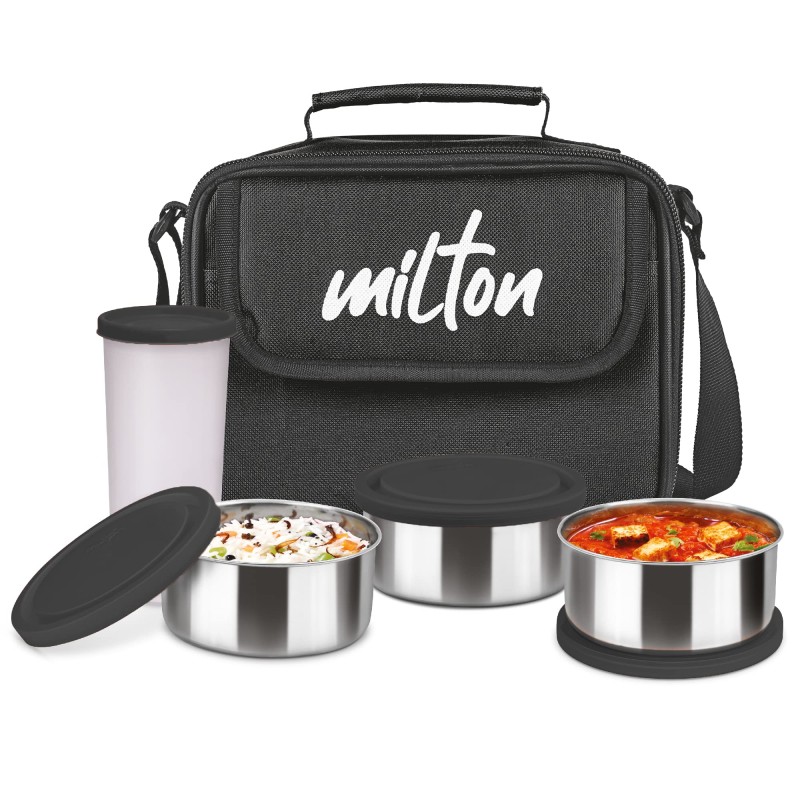 Milton New Meal Combi Lunch Box, 3 Containers and 1 Tumbler