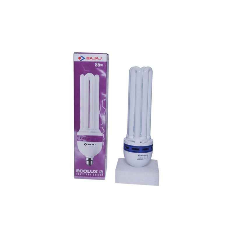 Bajaj 85W B-22 Ecolux White 4U CFL (Pack of 1)