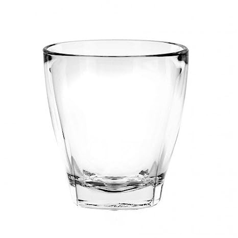 Ocean Drink Caffe & Tea Cup Caffe Latte Moderno Glass Set,280ml, Set of 6, Clear