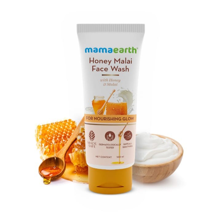 MamaEarth Honey Malai Face Wash (100ml)