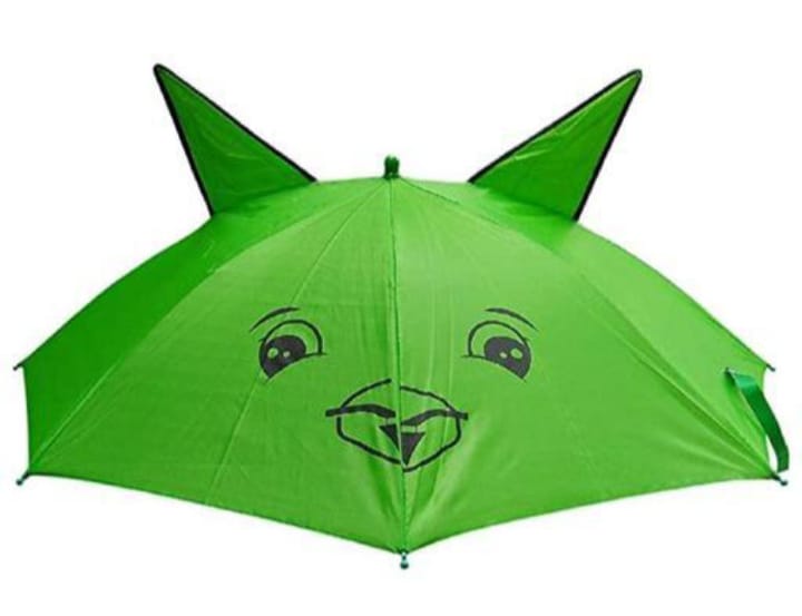 Boy's and Girl's 23 inch Animal Design Ear Umbrella