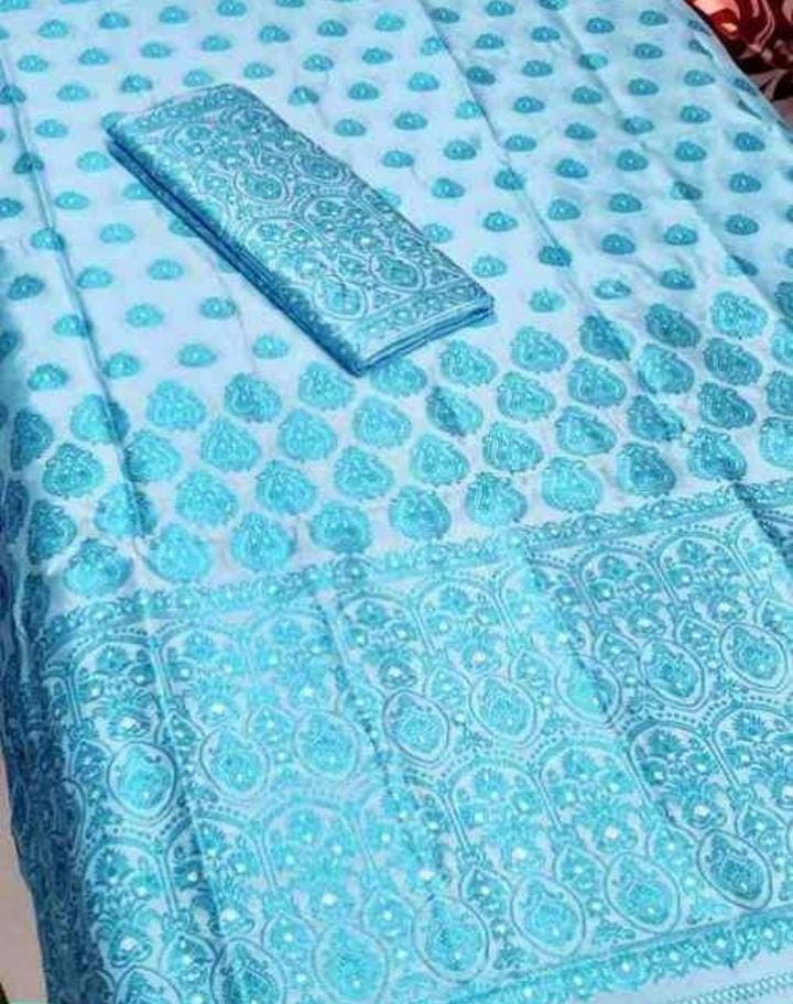 Mix Pat Mekhla Sador Saree With Blouse