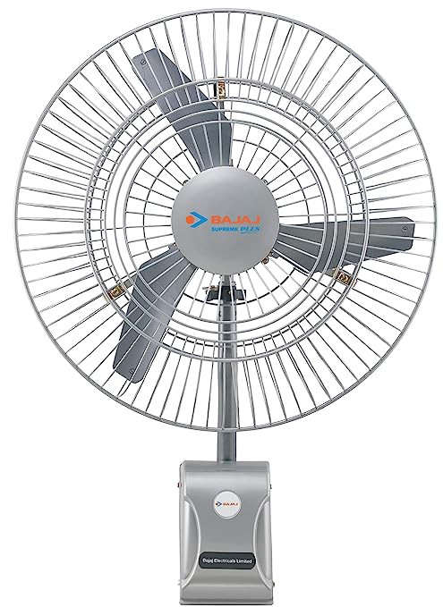 Bajaj Supreme Plus 600mm Wall Fan Grey