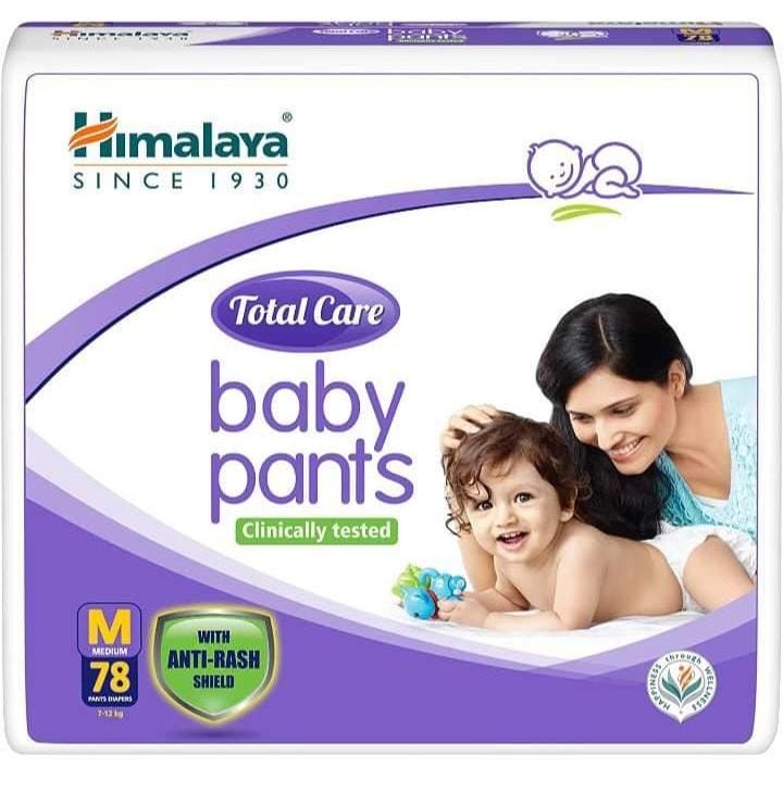 Himalaya Total Care Baby Pants Diaper (M, 78pic)