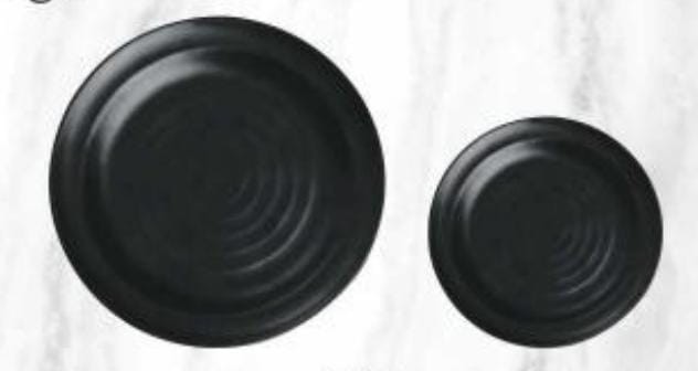 Servewell Matte Dinnerware Rough & Tough Plates Pack Of 2