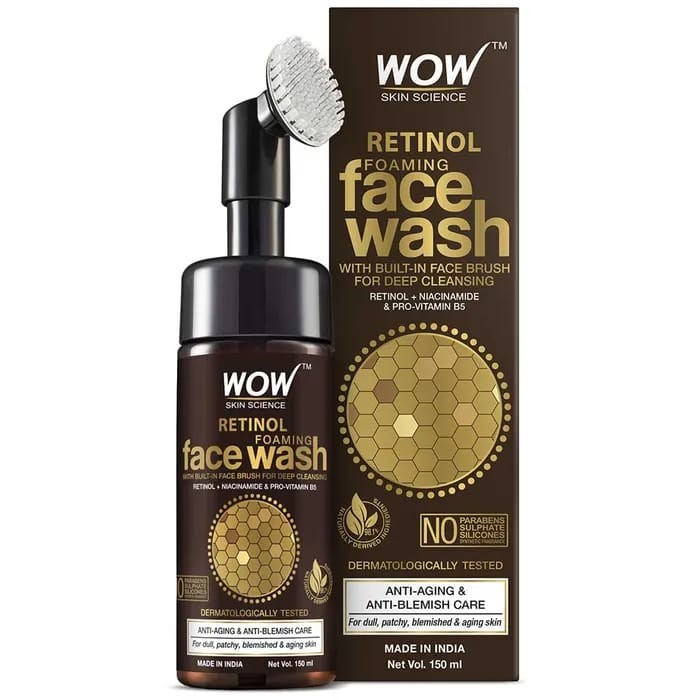 WOW Retinol Foaming Face Wash 150ml