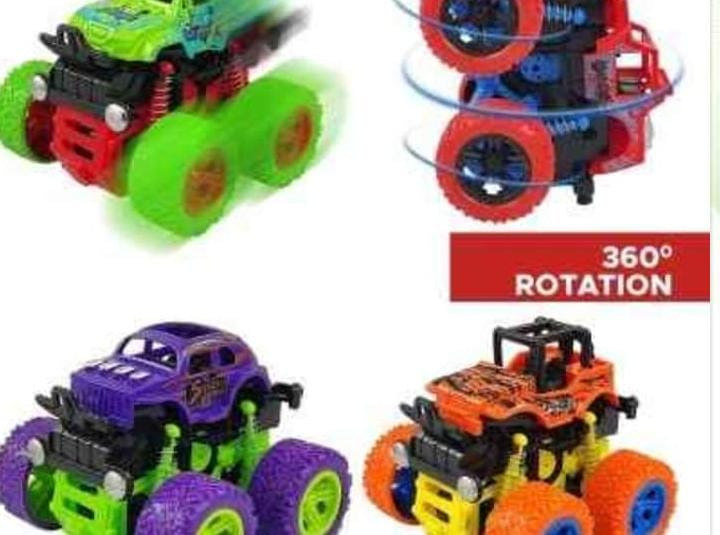 Mini Monster Truck 4 piece