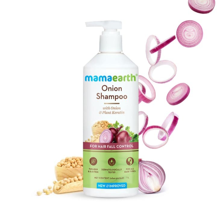 MamaEarth Onion Hair Shampoo (1Ltr)