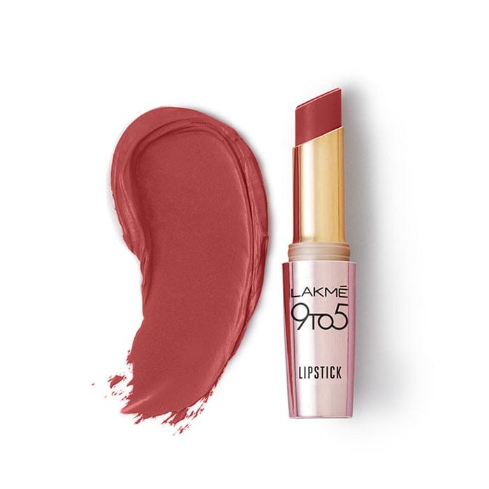 Lakme 9 To 5 Primer + Matte Lip Color (Roseatte Red)