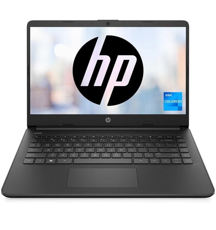 HP Celeron Dual Core - (8 GB/256 GB SSD/Windows 11 Home) 14s-dq3037tu Thin and Light Laptop  (14 inch, Jet Black, 1.46 Kg, With MS Office)