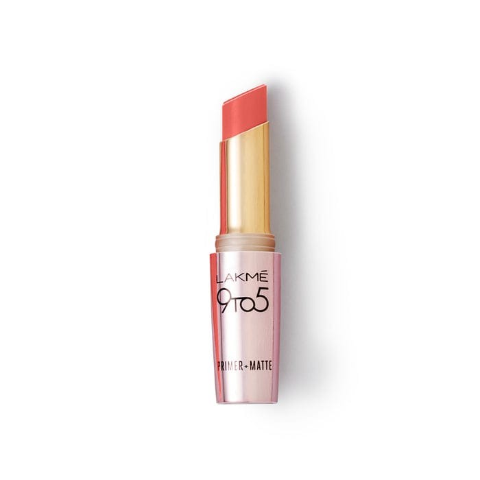 Lakme 9 to 5 Primer + Matte Lip color (coral Date)