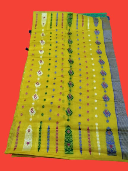 Pure Cotton Tant Saree ,Buy 1 -Get 1 Free