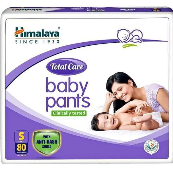 Himalaya Total Care Baby Pants Diaper (s, 80pc)
