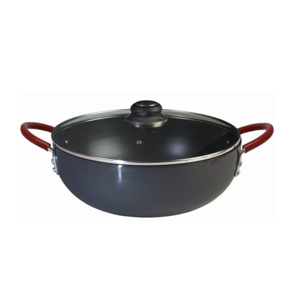 Bajaj Ebony Deep Kadai With IB 22Cm
