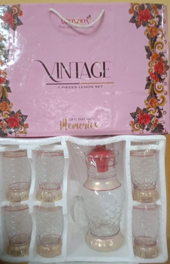 Vintage Bag Lemon Set Pack of 7 Pic