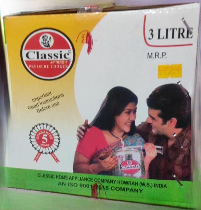 Classic 3ltr Pressure Cooker