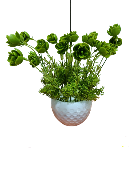 Green Plastic Flowers/Artificial Flowers For Home Decor