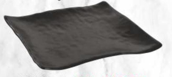 Servewell  Platters Hammered Square  Pack Of 2