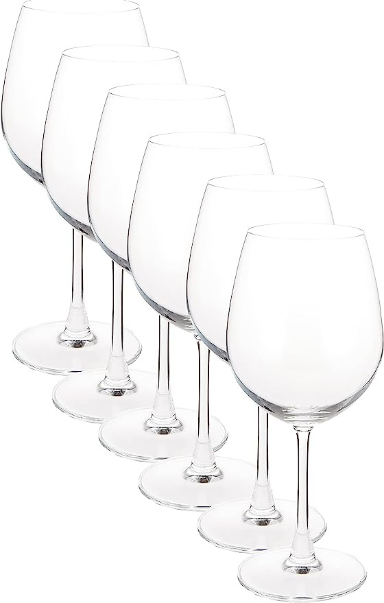 Ocean Madison Fine Rim Glass, Pack Of 6, Clear, W 98 X H 224 D 80.0 Mm, 600 Ml, Glass