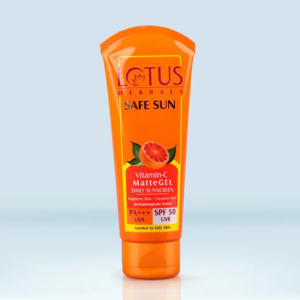 Lotus Herbal Safe Sun Vitamin-C MatteGEL Daily Sunscreen SPF 50