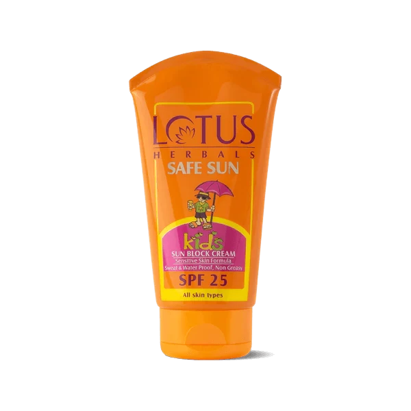 LOtus Herbal Safe Sun Kids Sunscreen Cream SPF 25