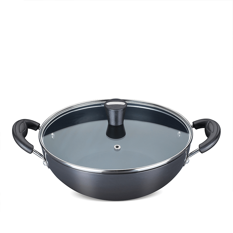 Bajaj Ebony Deep Kadai With IB 24cm(IEDK24GL)
