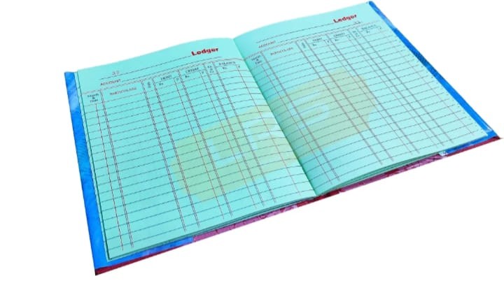 Outward Register, 34Cm 20Cm- 70 GSM Ledger Paper 100 Pg.(200Front+back).Pack Of 5