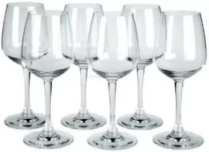 OCEAN Fine Rim Lexington Red Wine315 ML Glass Set Wine Glass  (315 ml, Glass, White)