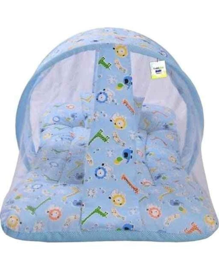 New born Baby Mosquito Net Bed Set With a Soft Pillow