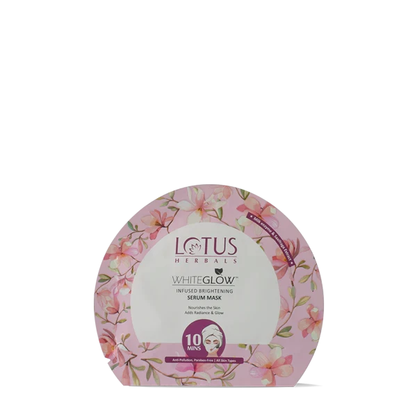 Lotus Herbal WHITEGLOW Infused Brightening Pollution Safe Serum Mask