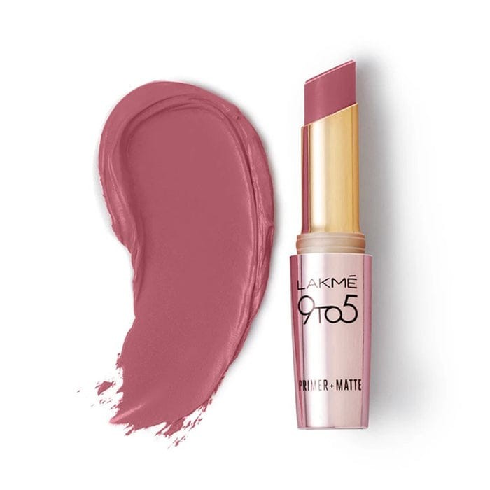 Lakme 9to5 Primer + Matte Lip Color (Mauve Matter)