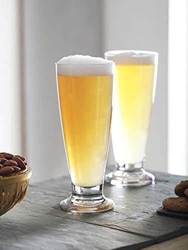 Ocean  Drink Tumbler Tiara Footed Glass, 395ml, Set of 6