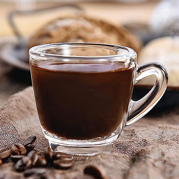 Ocean Drink Coffee & Tea Cup Kenya Espresso Cup Set Of 6 ,(65ml)