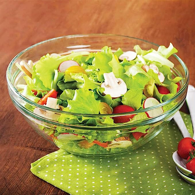 Ocean Stack Bowl 5 Inch  , Clear P00624, 6 Pc Set