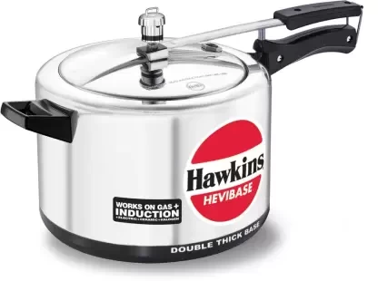 Hawkins Hevibase  Induction Bottom Pressure Cooker  (Aluminium)