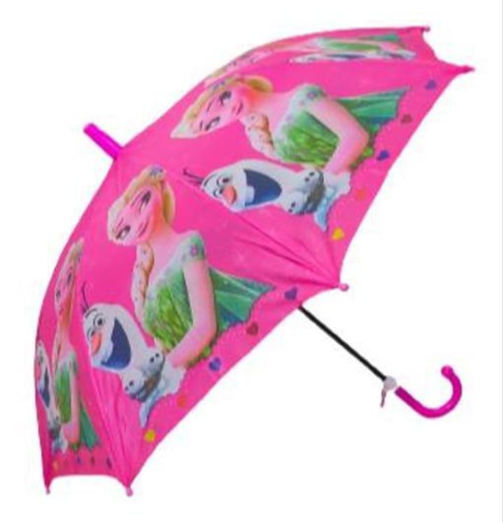 Cartoon printed automatic open kids umbrella