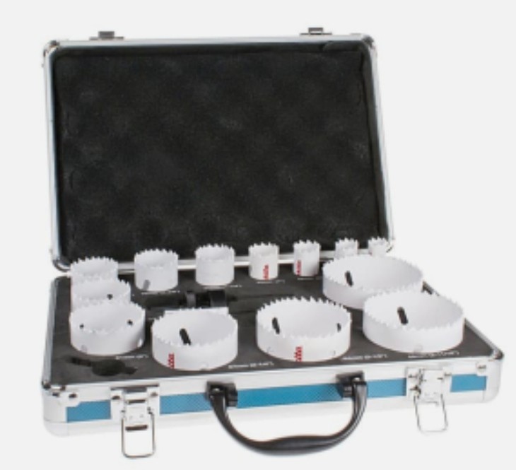 Makita Bim Hole Saw Kit 13pc Set (16, 19,22,25,32,35,37,44,51,57,64,68,76mm)