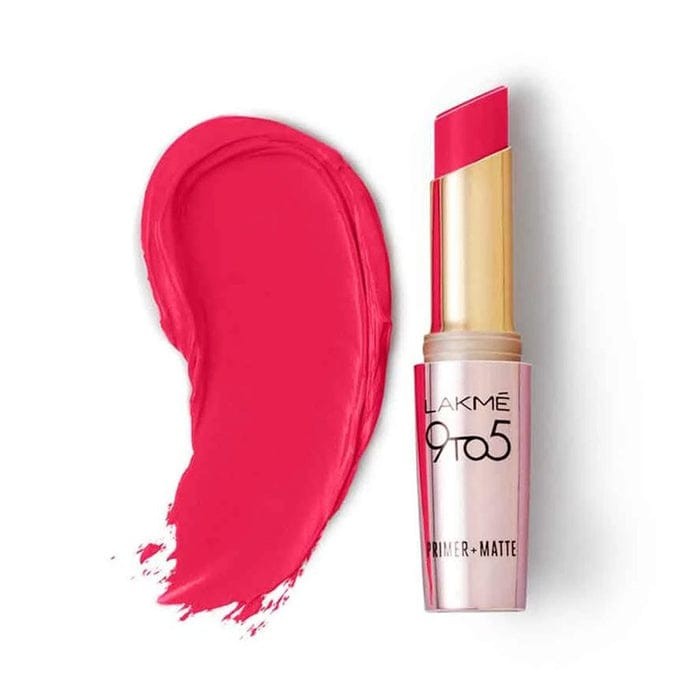 Lakme 9 to 5 Primer + Matte Lip Color (Scarlet Sarge)