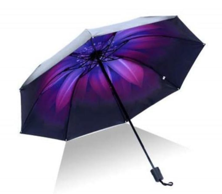 Printed 3 fold umbrella for men & women