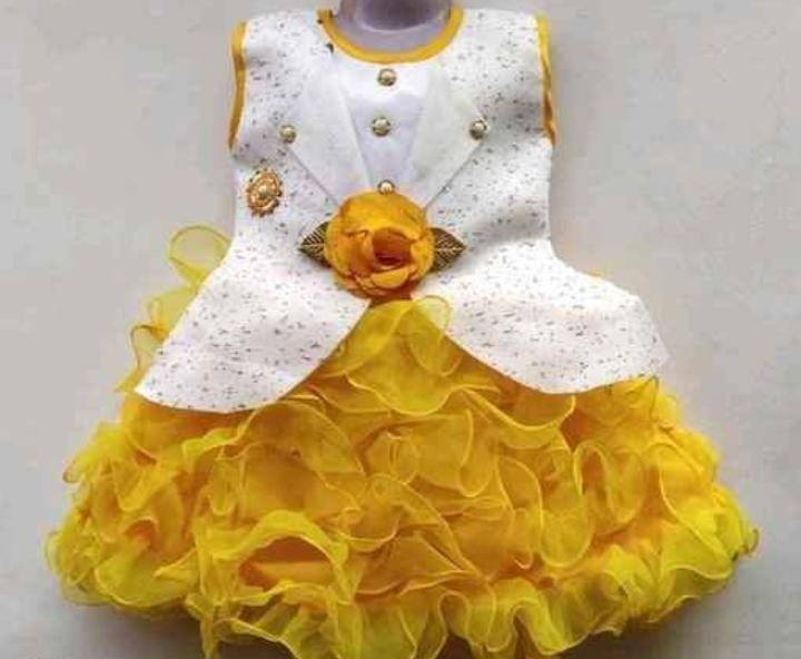 Stylish Net Frock For 1 To 3 Year old Girl
