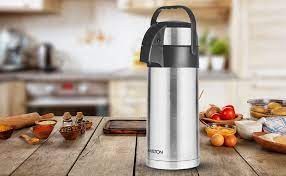 Milton Beverage Dispenser 3500/3000/2500/4500 ml Stainless Steel for Serving Tea and Coffee