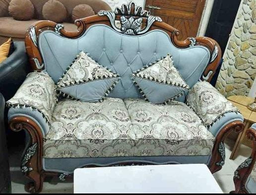 Royal Wooden 7 Seater Sofa