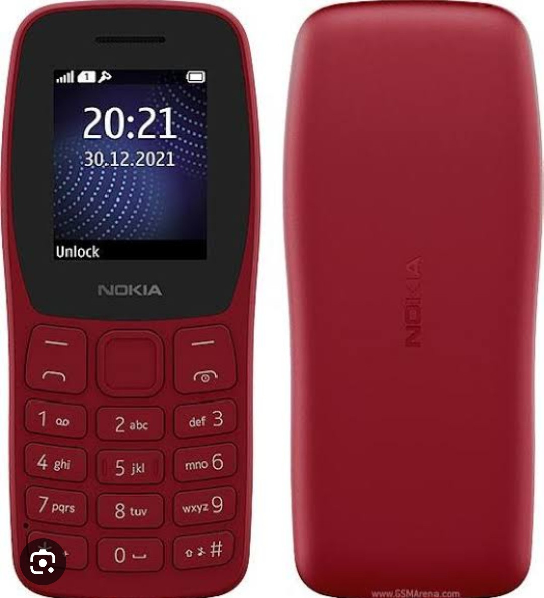 Nokia 105 Plus (NOKIA) Nokia 105 Plus Single SIM, Keypad Mobile Phone with Wireless FM Radio ...