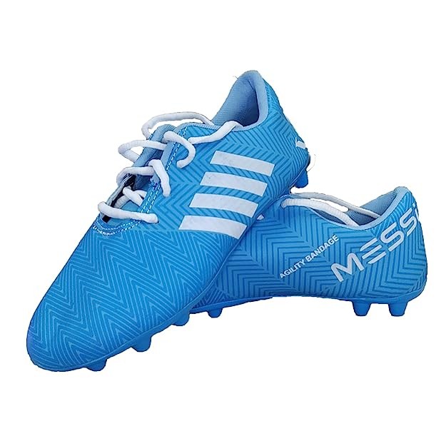 Messi Ankle Blue Football Studs Football Shoes For Men  (Blue)