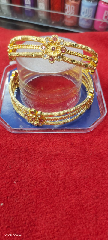 Plated Brass Bangles Bracelet For Womens and Girls