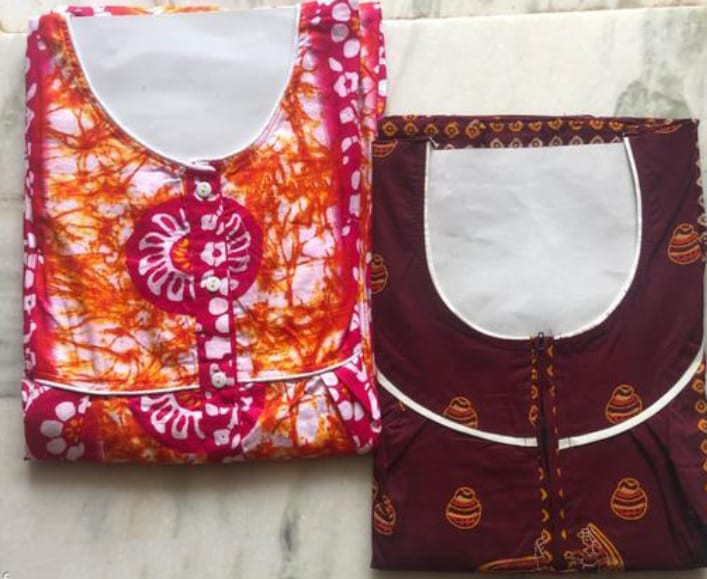 Women Printed Cotton Nightwear Nighty|Womens Night Wear