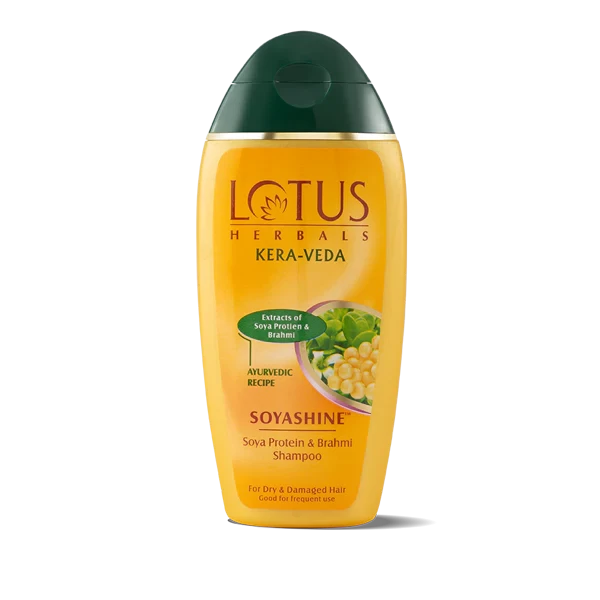 Lotus Herbals KERA-VEDA SOYASHINE Soya Protein & Brahmi Shampoo